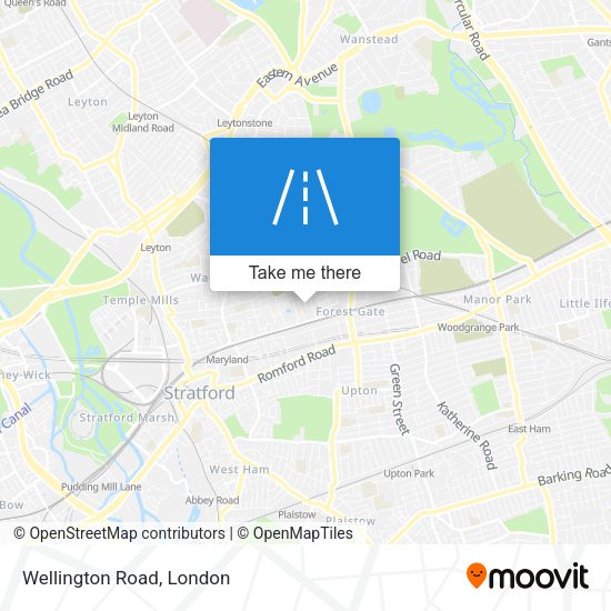 Wellington Road map