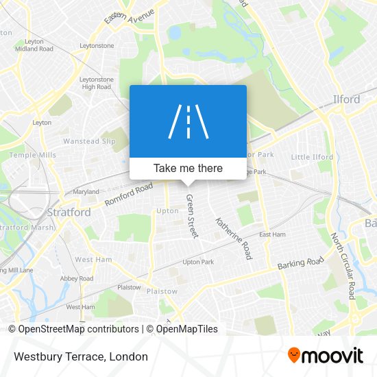 Westbury Terrace map