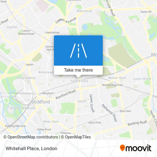 Whitehall Place map