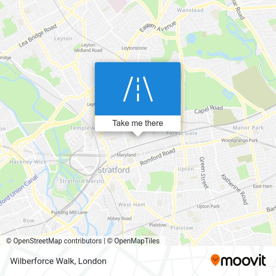 Wilberforce Walk map