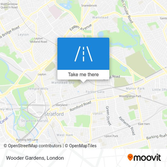 Wooder Gardens map