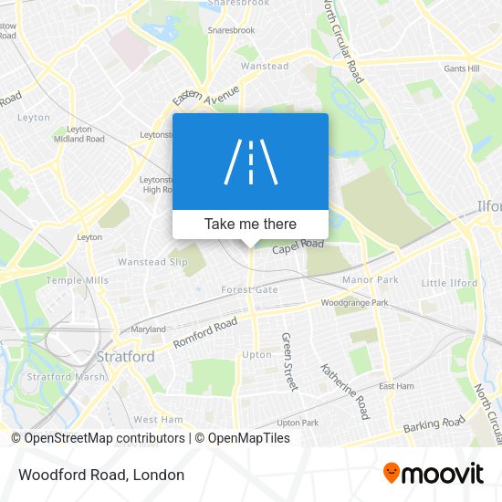 Woodford Road map