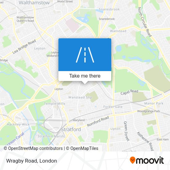Wragby Road map