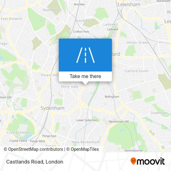 Castlands Road map
