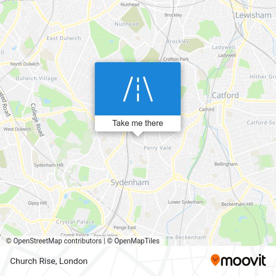 Church Rise map