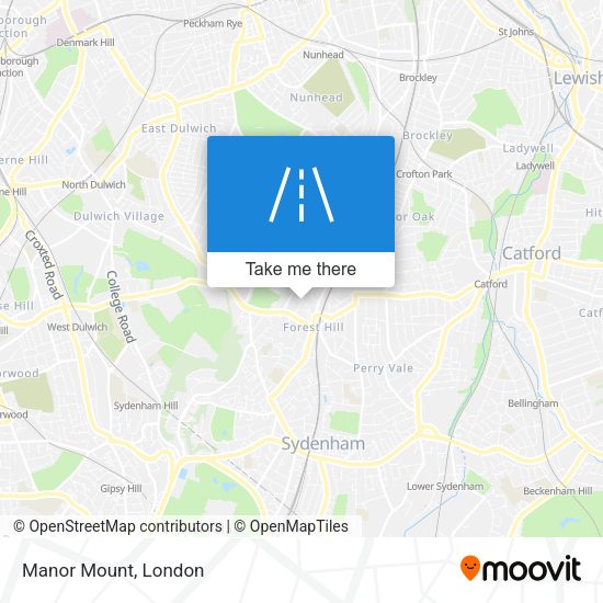 Manor Mount map