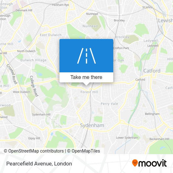 Pearcefield Avenue map