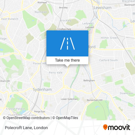 Polecroft Lane map