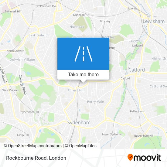 Rockbourne Road map