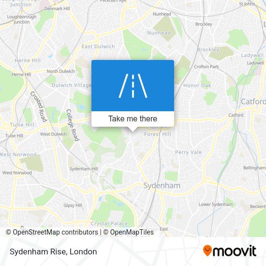 Sydenham Rise map
