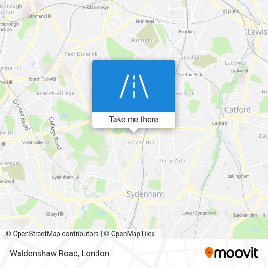 Waldenshaw Road map