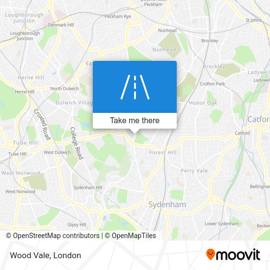 Wood Vale map