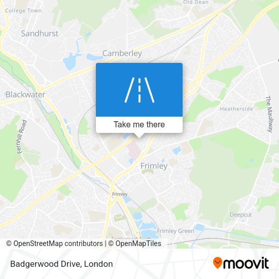 Badgerwood Drive map