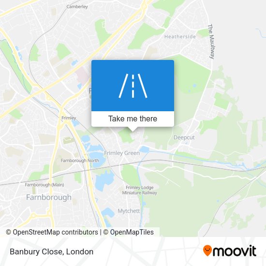 Banbury Close map