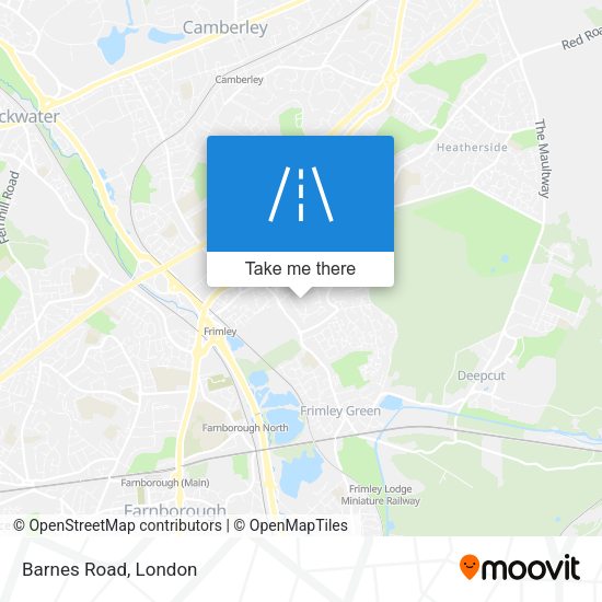 Barnes Road map