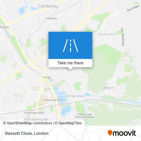 Bassett Close map