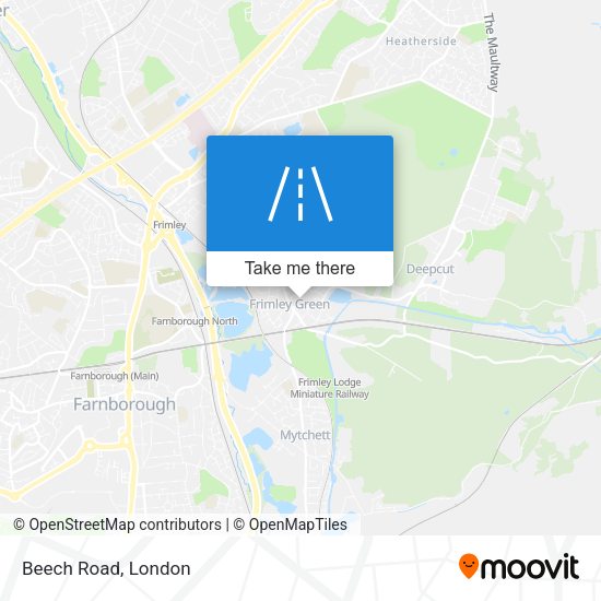 Beech Road map