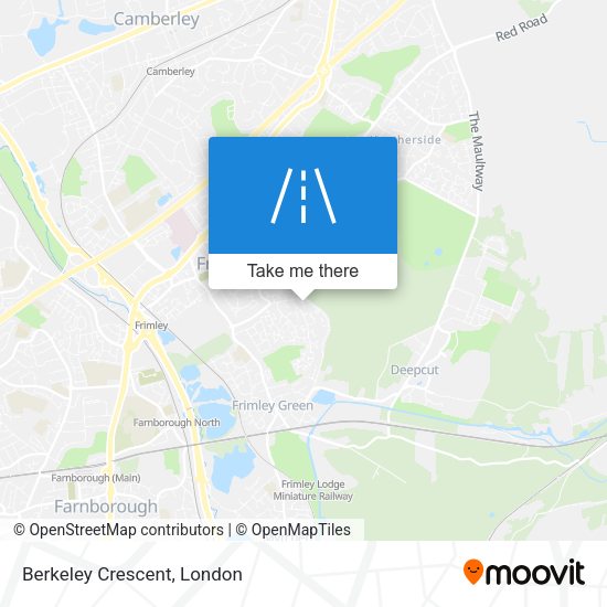 Berkeley Crescent map