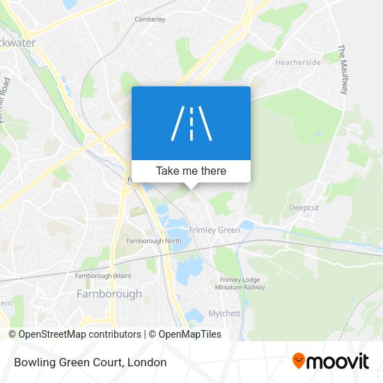 Bowling Green Court map