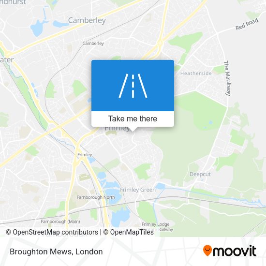 Broughton Mews map