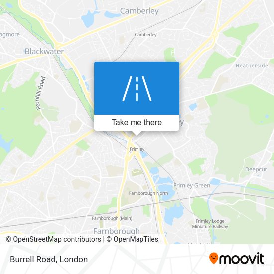 Burrell Road map
