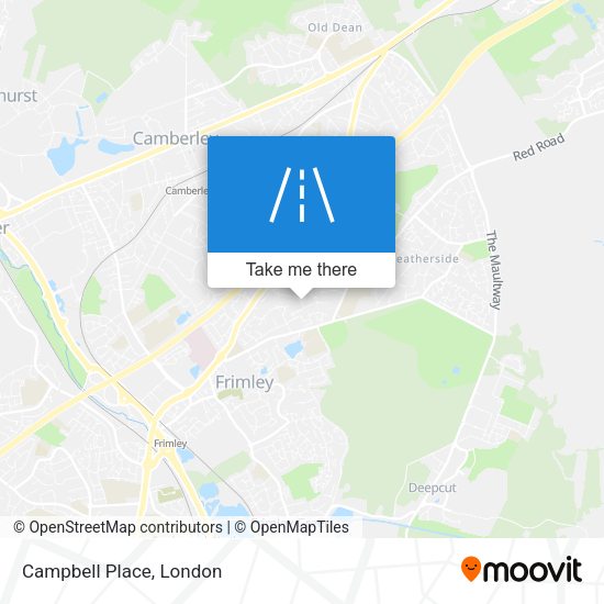Campbell Place map