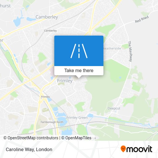 Caroline Way map