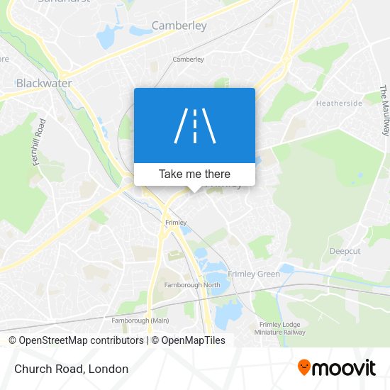 Church Road map