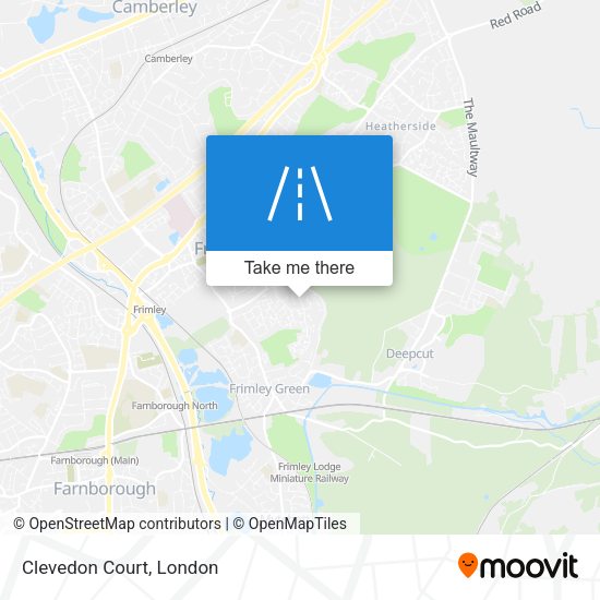 Clevedon Court map