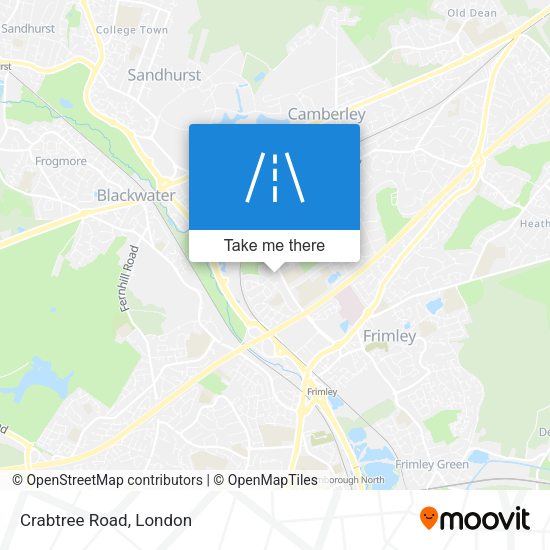 Crabtree Road map
