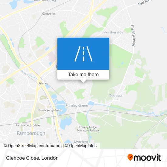 Glencoe Close map