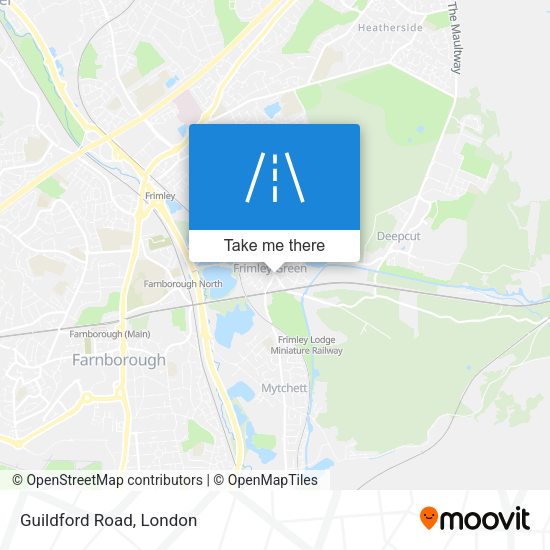 Guildford Road map