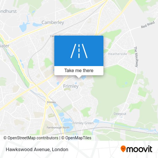 Hawkswood Avenue map