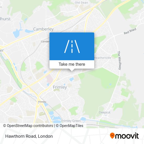 Hawthorn Road map