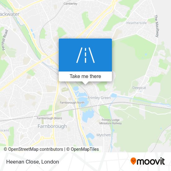 Heenan Close map