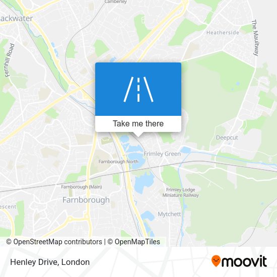 Henley Drive map