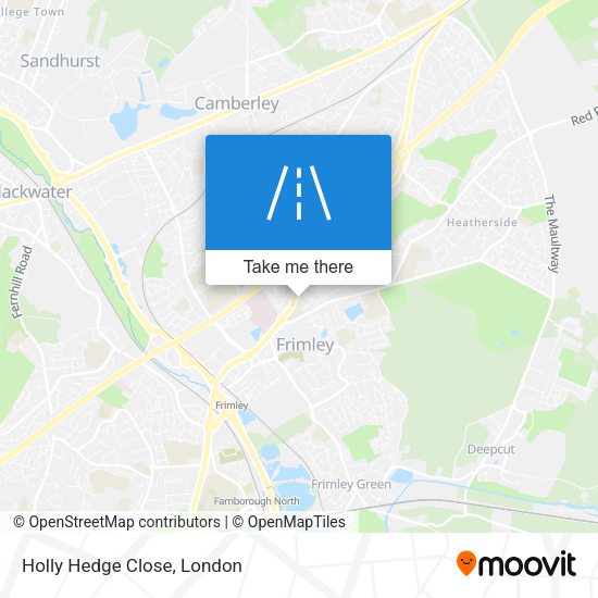Holly Hedge Close map