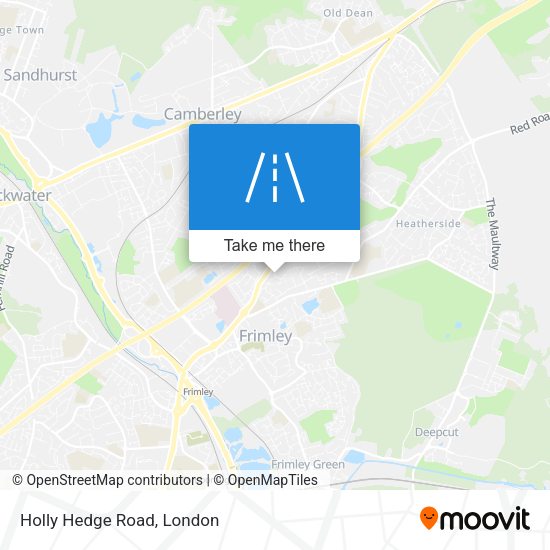 Holly Hedge Road map