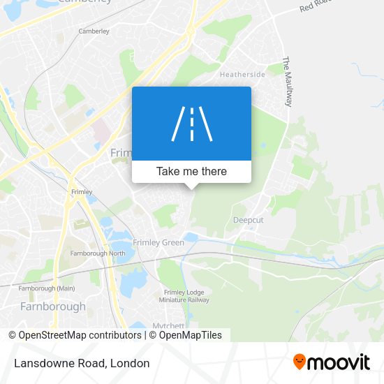Lansdowne Road map
