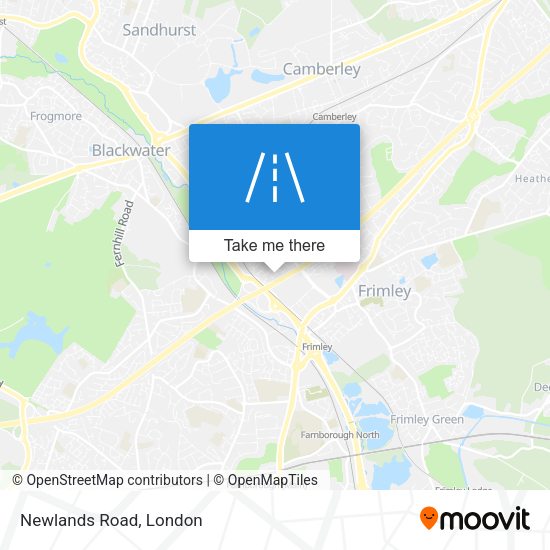 Newlands Road map