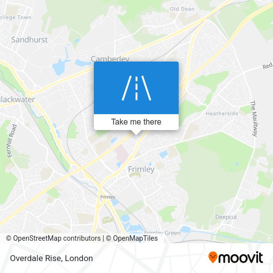 Overdale Rise map