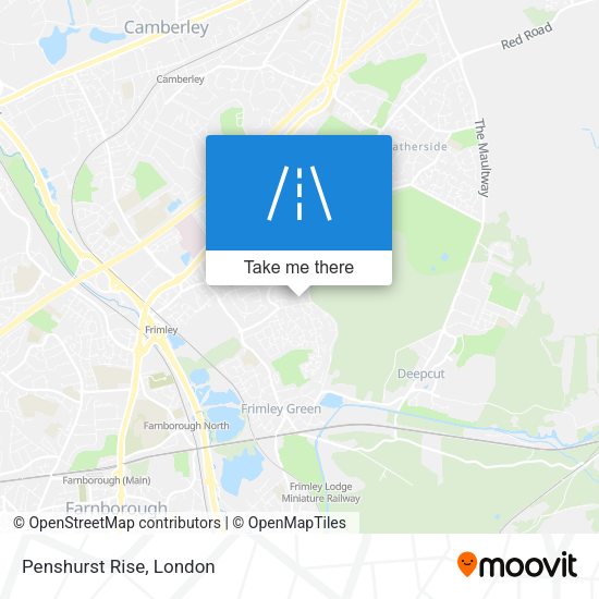 Penshurst Rise map