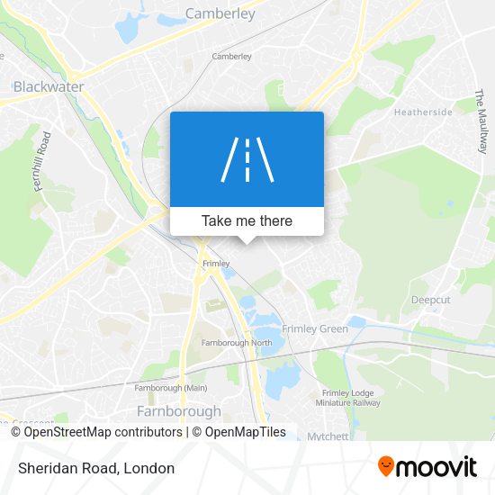 Sheridan Road map