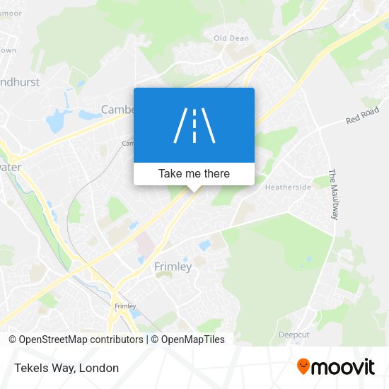 Tekels Way map