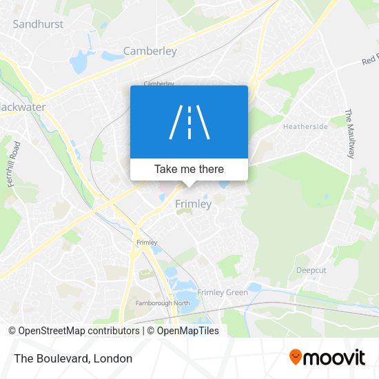 The Boulevard map