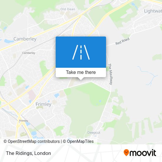 The Ridings map