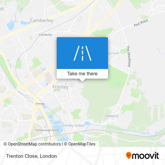 Trenton Close map