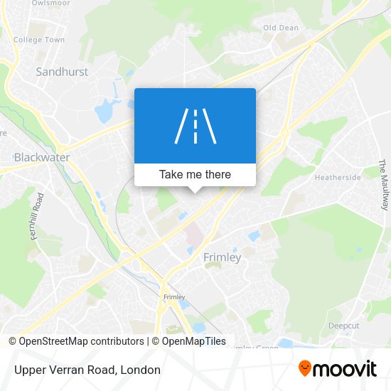Upper Verran Road map