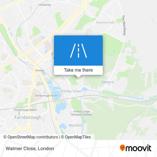 Walmer Close map