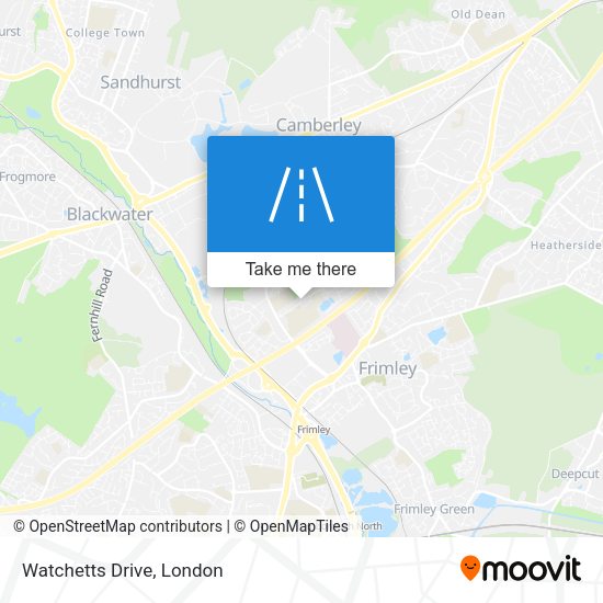 Watchetts Drive map
